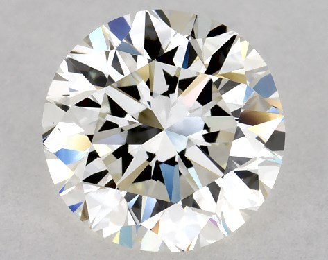GIA 1.00 Carat H-VS1 Very Good Cut Round Diamond