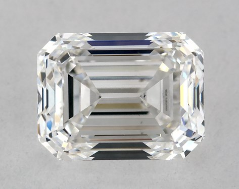 GIA 1.00 Carat G-VS2 Very Good Cut Emerald Diamond