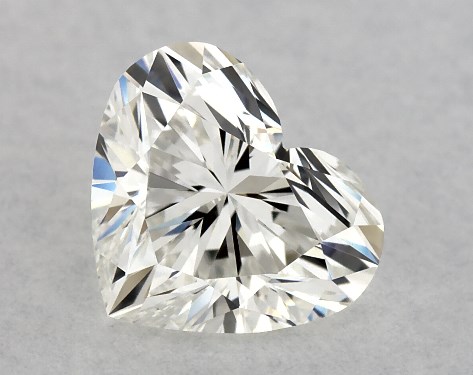 GIA 1.00 Carat G-VS1 Ideal Cut Heart Diamond