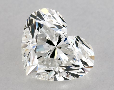 GIA 1.00 Carat E-VS2 Ideal Cut Heart Diamond