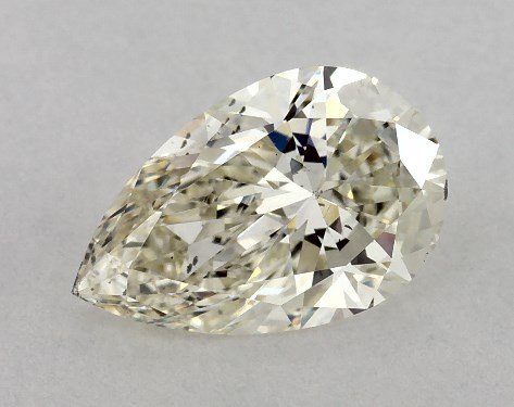 GIA 1.50 Carat K-SI1 Ideal Cut Pear Diamond