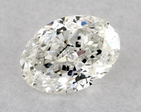 GIA 1.00 Carat H-VS1 Very Good Cut Oval Diamond