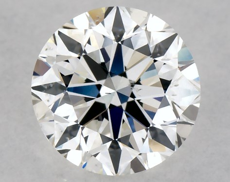 GIA 1.00 Carat H-SI1 Very Good Cut Round Diamond