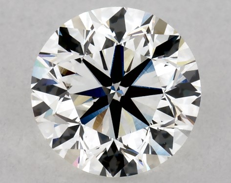 GIA 1.00 Carat H-VS1 Very Good Cut Round Diamond