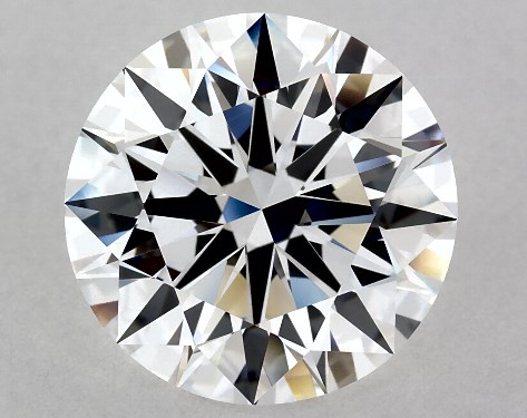 GIA 4.00 Carat D-VVS2 Excellent Cut Round Lab-Grown Diamond