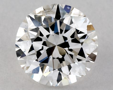 GIA 1.00 Carat H-SI2 Very Good Cut Round Diamond