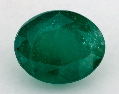 2.65 Carat Oval Natural Green Emerald