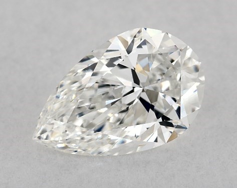 GIA 1.03 Carat F-VS2 Ideal Cut Pear Diamond
