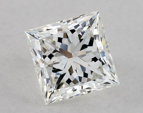 GIA 1.01 Carat H-VS2 Ideal Cut Princess Diamond