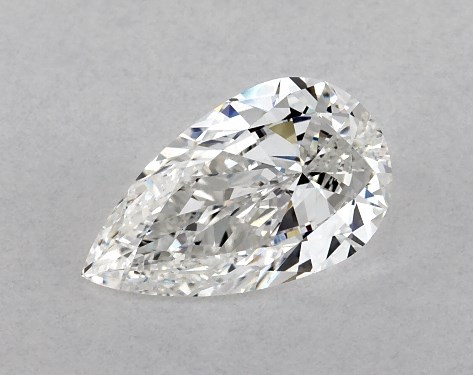 GIA 1.00 Carat E-VS1 Very Good Cut Pear Diamond