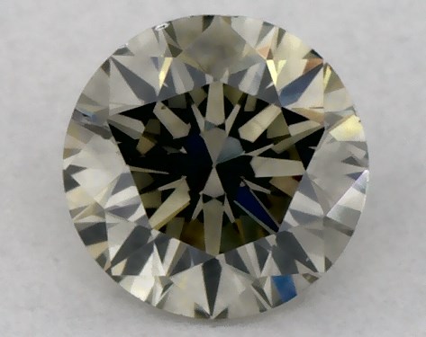 GIA 0.25 Carat Fancy Gray-SI2 Round Cut Diamond