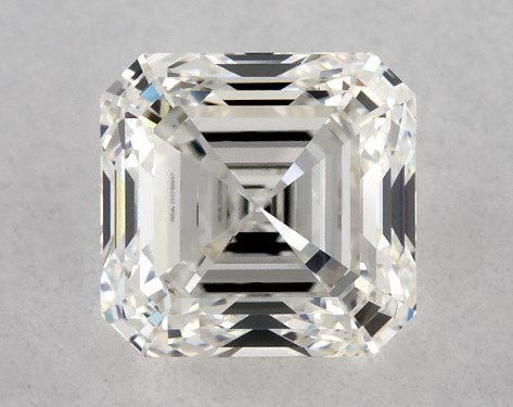 GIA 1.00 Carat H-VS2 Very Good Cut Asscher Diamond