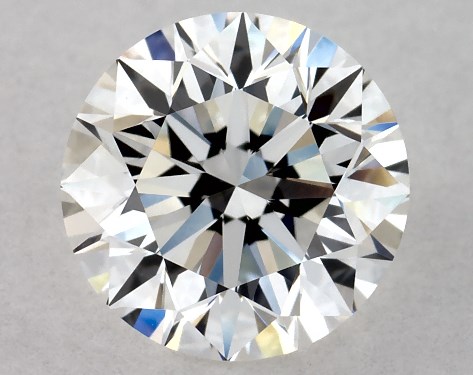 GIA 1.00 Carat H-VS1 Excellent Cut Round Diamond