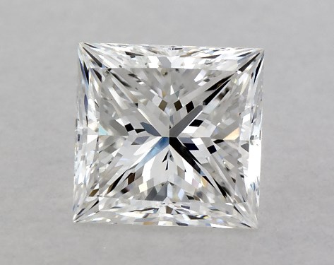 GIA 1.01 Carat E-VS2 Ideal Cut Princess Diamond