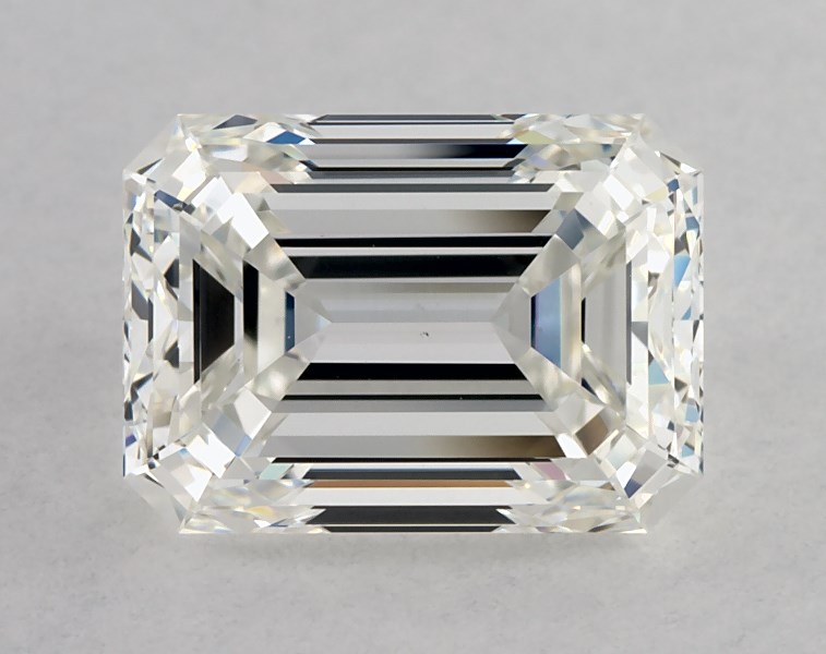 1.71 carat emerald diamond, I VS1