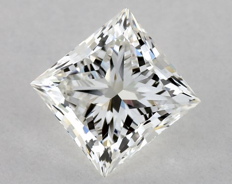 GIA 1.00 Carat H-VVS1 Ideal Cut Princess Diamond