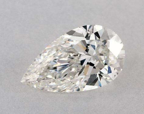 GIA 0.55 Carat H-VS2 Ideal Cut Pear Diamond