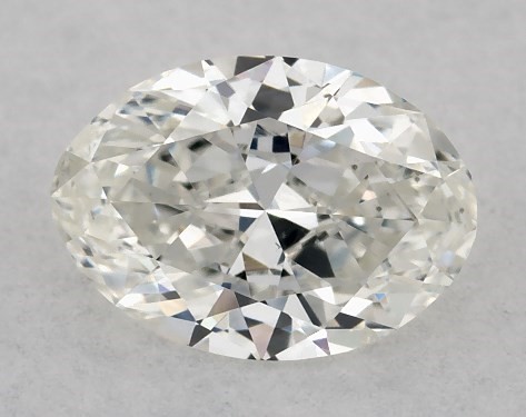 GIA 0.34 Carat H-SI2 Good Cut Oval Natural Diamond
