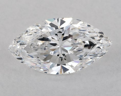 GIA 1.00 Carat D-VS2 Very Good Cut Marquise Diamond