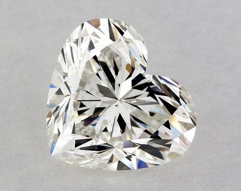 GIA 1.01 Carat H-VS2 Ideal Cut Heart Diamond