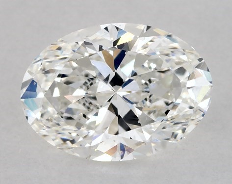 GIA 1.00 Carat H-VS2 Very Good Cut Oval Diamond