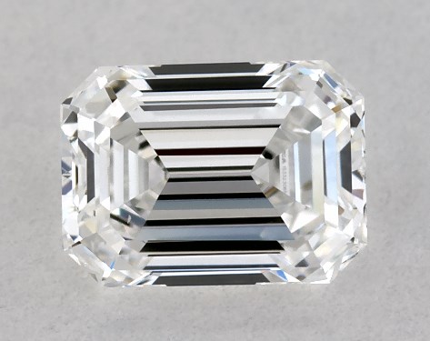 GIA 0.50 Carat E-SI1 Very Good Cut Emerald Diamond