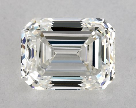 GIA 1.00 Carat H-VVS2 Very Good Cut Emerald Diamond