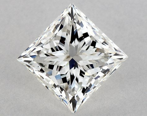 GIA 1.01 Carat H-VS2 Very Good Cut Princess Diamond