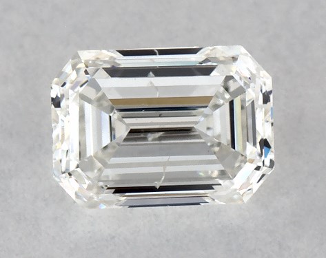 GIA 0.30 Carat H-SI2 Good Cut Emerald Diamond