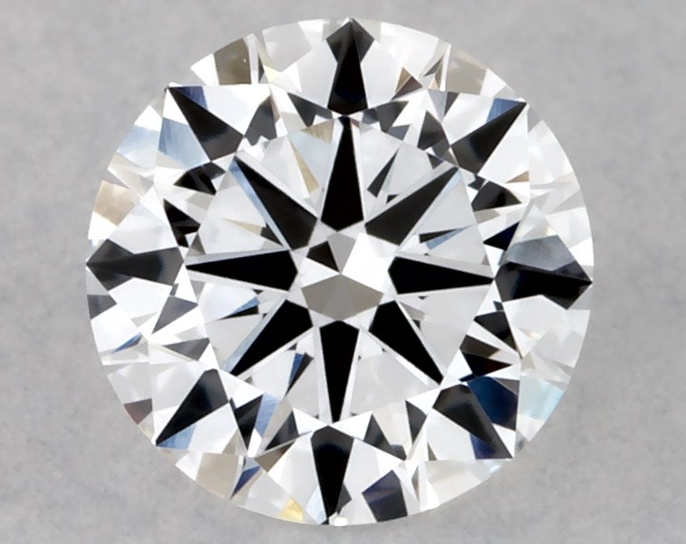 0.47 carat round diamond, D VVS1
