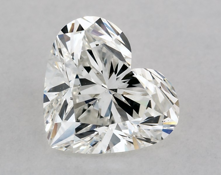 0.93 carat heart diamond, G SI1
