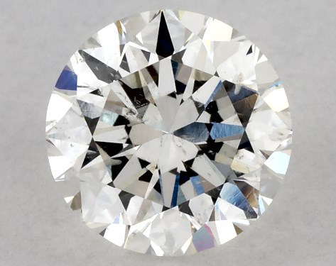 GIA 1.00 Carat H-SI2 Excellent Cut Round Diamond