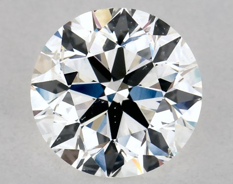 GIA 1.00 Carat H-SI2 Excellent Cut Round Diamond
