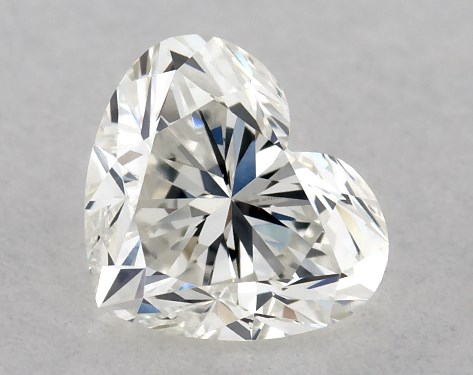GIA 0.52 Carat H-VS2 Ideal Cut Heart Diamond