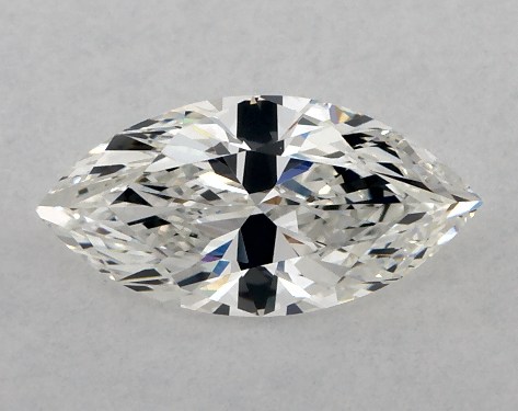 GIA 1.00 Carat H-VVS2 Very Good Cut Marquise Natural Diamond