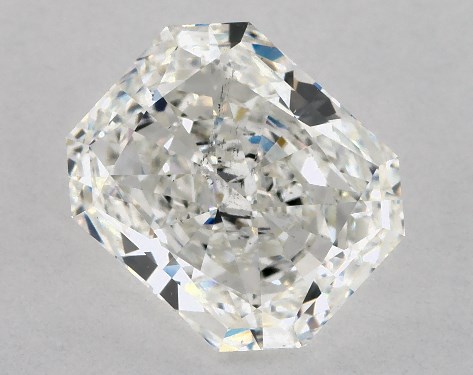 GIA 4.00 Carat G-SI1 Good Cut Radiant Diamond