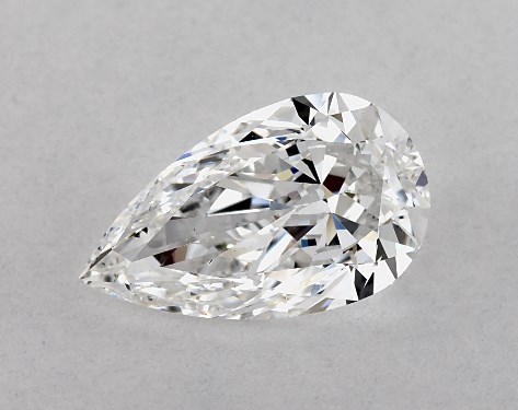 GIA 1.50 Carat E-VS2 Ideal Cut Pear Diamond