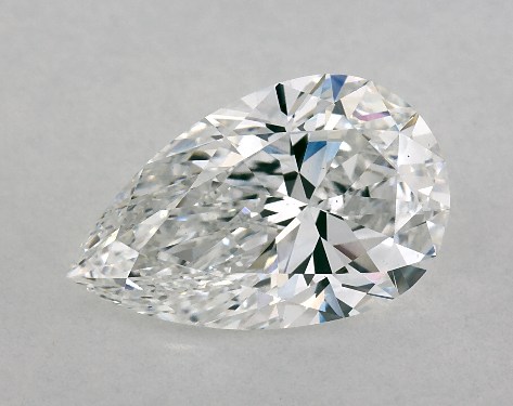 IGI 2.41 Carat D-VS1 Ideal Cut Pear Lab-Grown Diamond