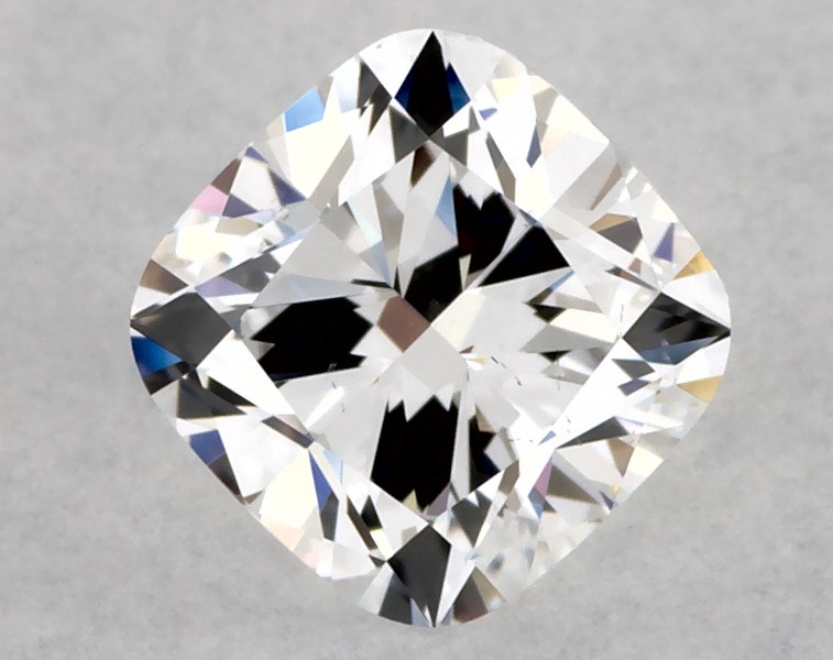 0.74 carat cushion diamond, D VS2