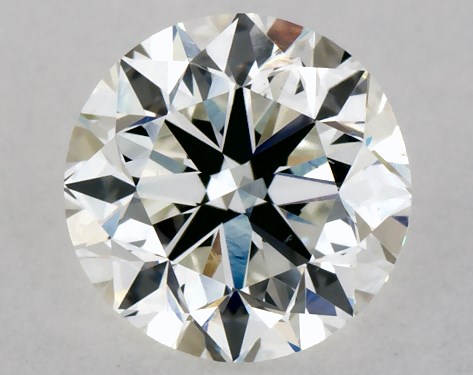 GIA 0.90 Carat H-SI1 Very Good Cut Round Diamond