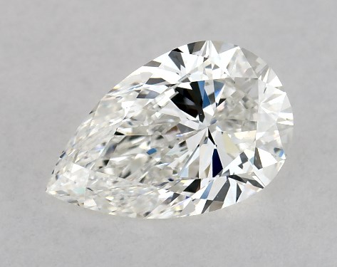GIA 1.00 Carat G-VS1 Ideal Cut Pear Diamond