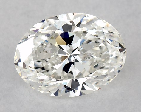 GIA 1.00 Carat H-VS2 Very Good Cut Oval Diamond