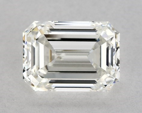 GIA 1.01 Carat H-IF Very Good Cut Emerald Diamond