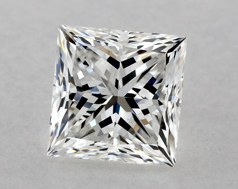 GIA 1.00 Carat F-VS2 Very Good Cut Princess Diamond