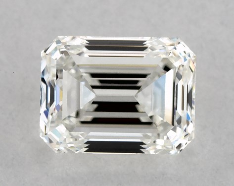 GIA 1.00 Carat H-VVS2 Very Good Cut Emerald Diamond