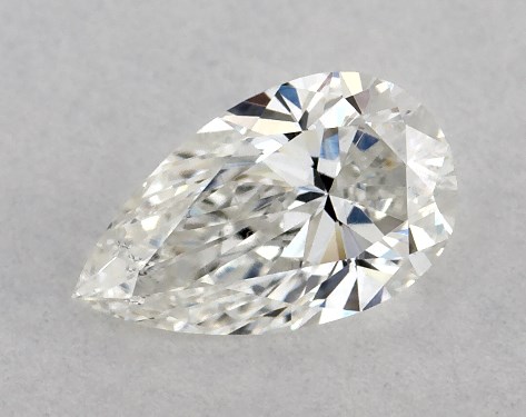 GIA 0.30 Carat G-SI1 Ideal Cut Pear Diamond