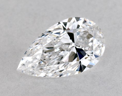 GIA 0.56 Carat D-VS2 Ideal Cut Pear Diamond