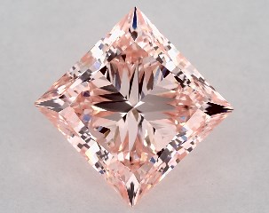 IGI 3.91 Carat Fancy Intense Pink-VS1 Princess Cut Lab-Grown Diamond