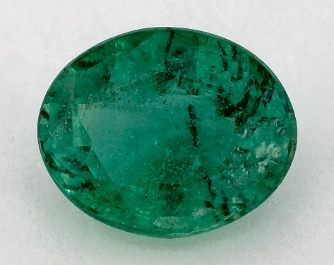 2.70 Carat Oval Natural Green Emerald