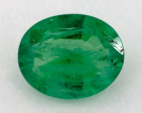 2.36 Carat Oval Natural Green Emerald